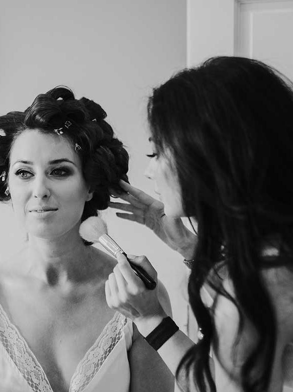 Dawn Finnegan wedding makeup